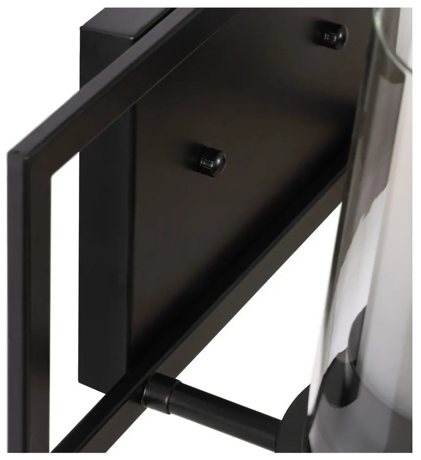 Čierno-biele nástenné svietidlo – Ixia