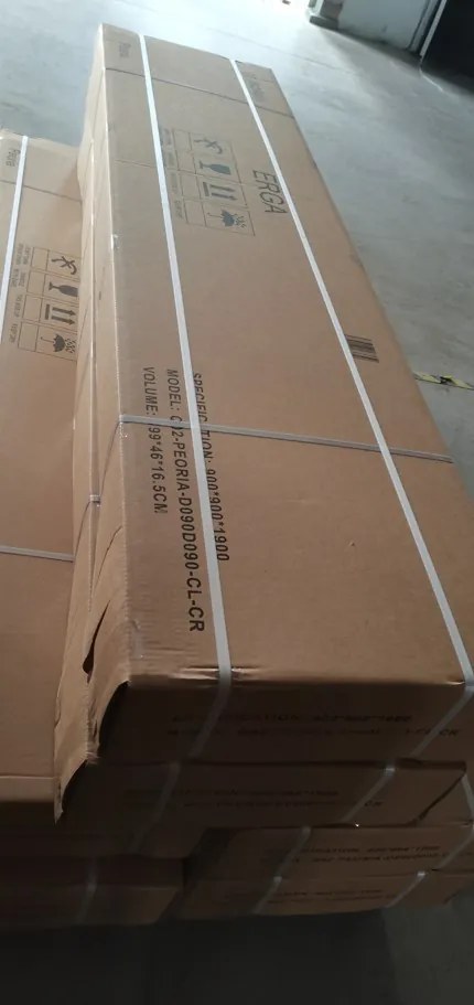 Erga Tucson, sprchový kút s posuvnými dverami 100(dvere) x 100(stena) x 190 cm, 6mm číre sklo, čierny profil, ERG-S02-TUCSON-D100D100-CL-BK