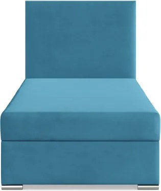 Čalúnená posteľ ZONZA Velvet 90×200 cm modrá