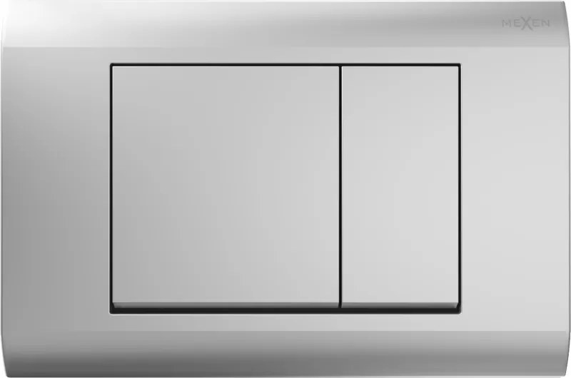 Mexen Fenix 01 splachovacie tlačidlo, matná chrómová - 600102