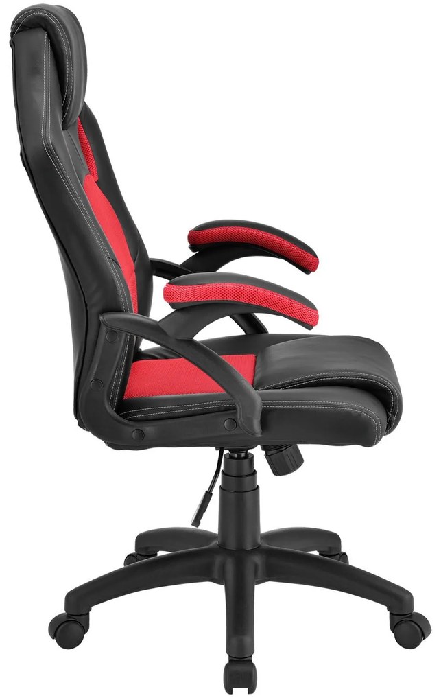 Kancelárska stolička Montreal – čierno/červená