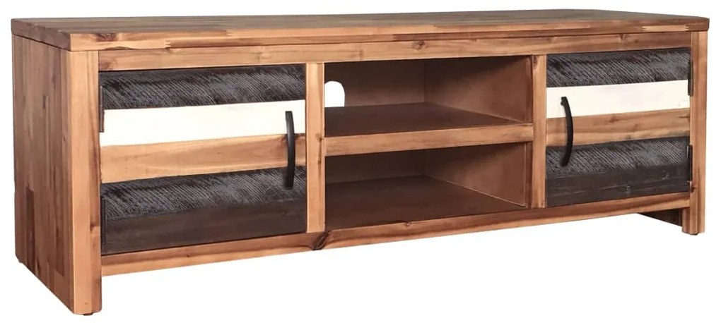 vidaXL TV stolík, masívne akáciové drevo, 120x35x40 cm