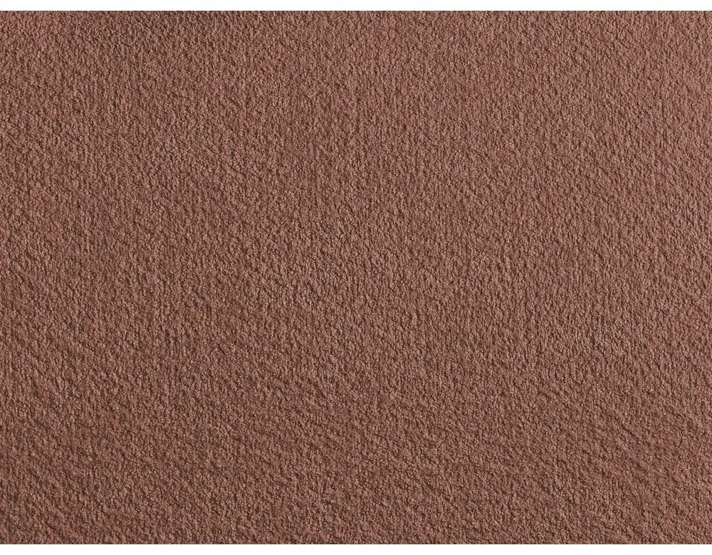 Oranžová čalúnená dvojlôžková posteľ s úložným priestorom s roštom 160x200 cm Orlane – Bobochic Paris