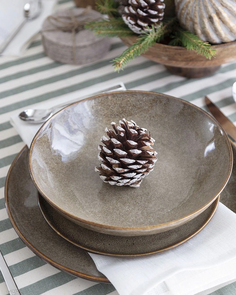 Hlboký tanier Gelato ⌀21cm brown