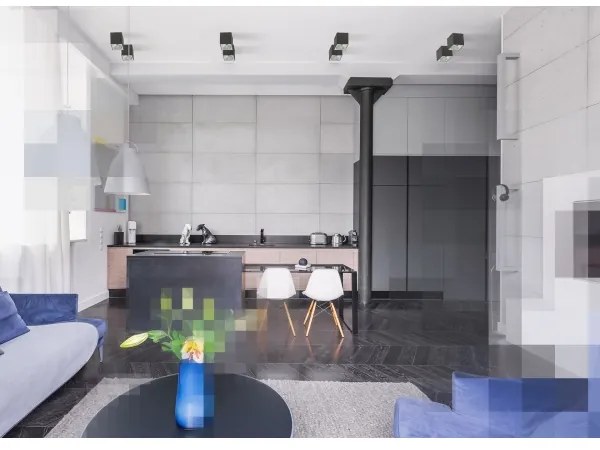 Bodové svietidlo CHLOE 1xGU10/50W/230V hranatý čierna