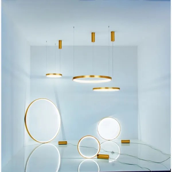 Zambelis 2007 - LED Stmievateľný luster na lanku LED/50W/230V zlatá