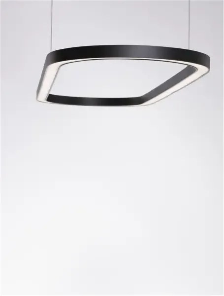 LED luster Cuppe 120 čierne