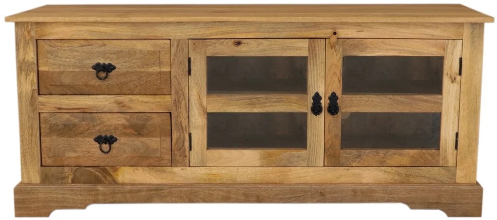 furniture-nabytek.cz - Masívne tv stolík z dreva mango 140x60x45