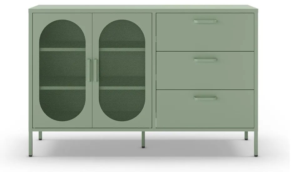 Komoda v mentolovej farbe 140x90 cm Diora – Marckeric