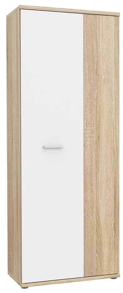 Komoda/Botník SIMO dub sonoma/biela