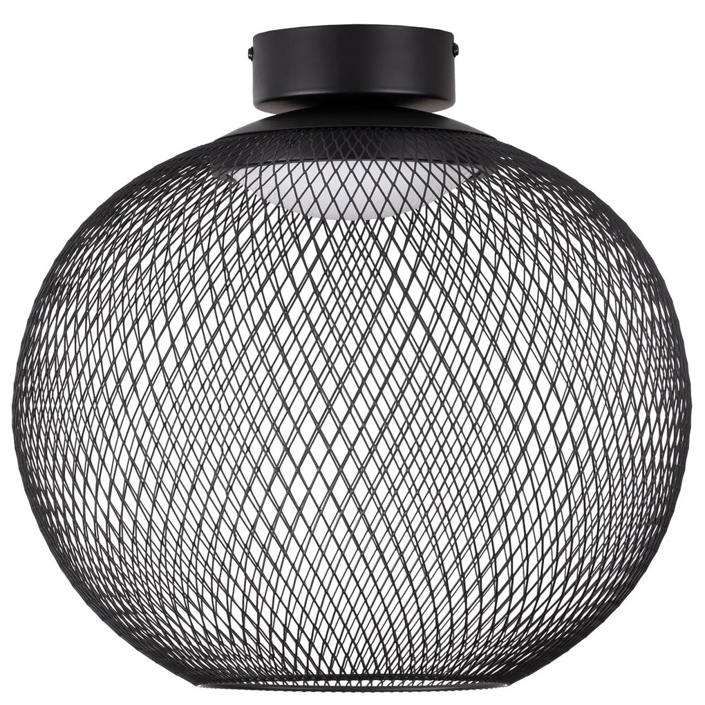 LED čierne moderné stropné svietidlo Kinetic 40
