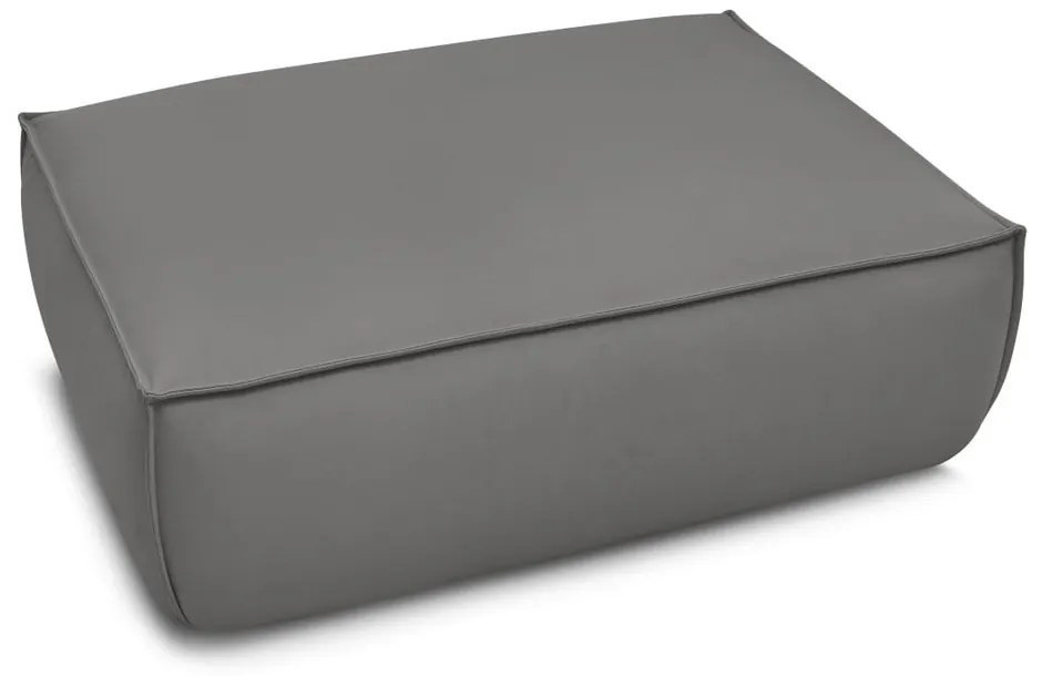 Sivá podnožka z imitácie kože Boheme – Bobochic Paris