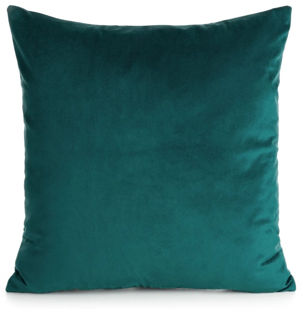 DEKORAČNÁ OBLIEČKA NA VANKÚŠ GAJA1 45X45 CM TMAVOTYRKYSOVÁ