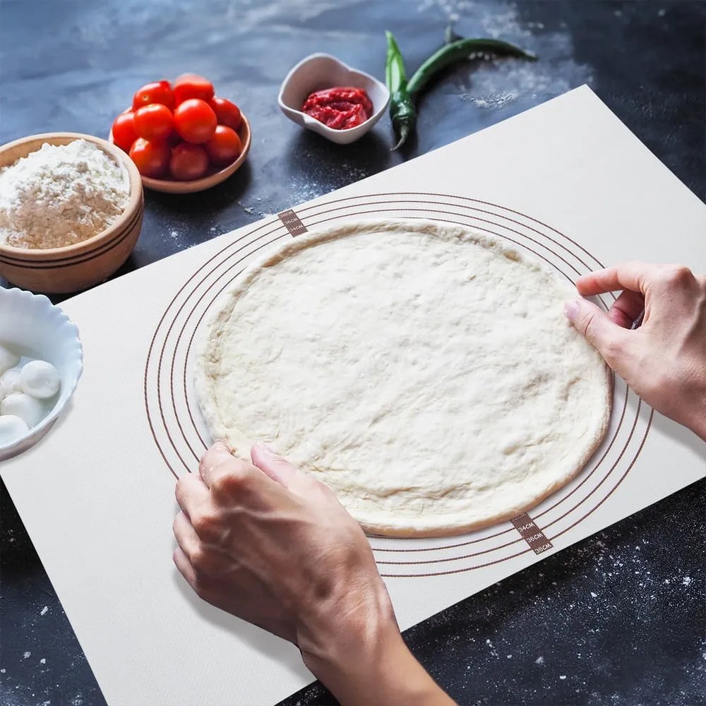 Silikónová kuchynská podložka na vaľkanie cesta 40x60 cm – Orion