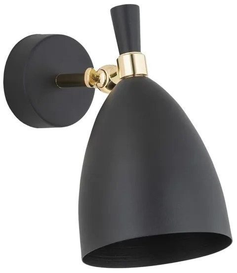 Argon 4701 - Nástenné svietidlo CHARLOTTE 1xE27/15W/230V čierna/zlatá
