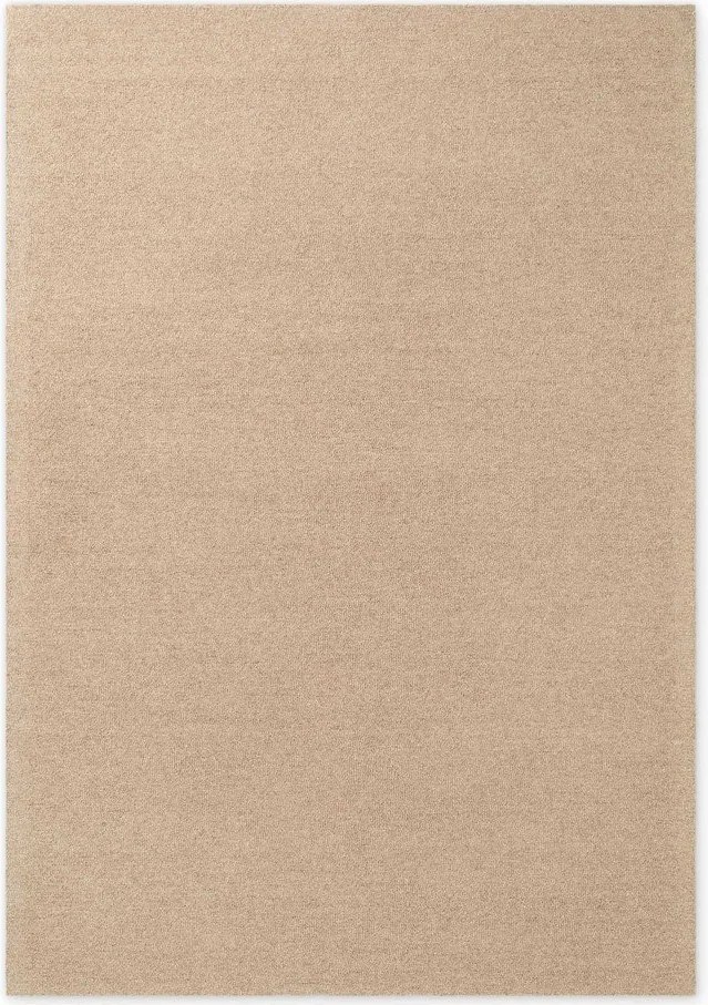 Ručne tkaný vlnený koberec v prírodnej farbe 160x230 cm Puristic Knots – Elle Decoration