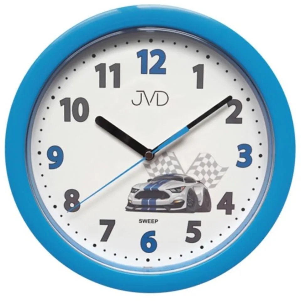 Detské plastové hodiny JVD HP612.D5 svetlo modré