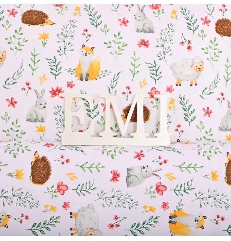 Obliečky detské Lesné Zvieratká EMI, Detský set 90x130 + 45x65