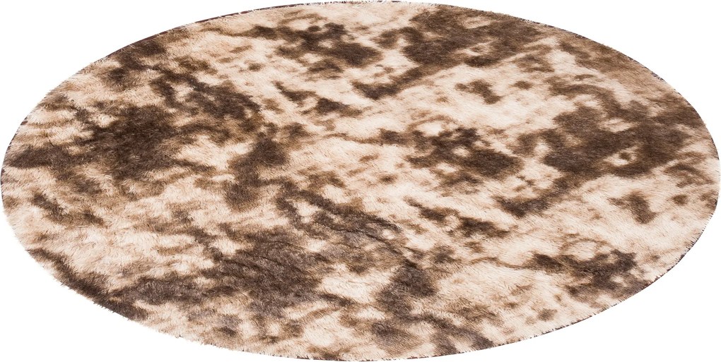 TA Koberec MR-580 Brown SILK DYED KOŁO Hnedý Okrúhly Rozmer: 130x130 cm