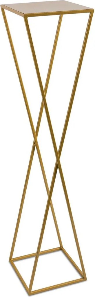 STOJAN NA KVETINÁČ LOFT5 100X24X24 CM ZLATÁ