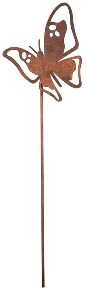 Zapichovacia záhradná dekorácia Bugs, sada 4ks, 38 cm, kov, hnedá