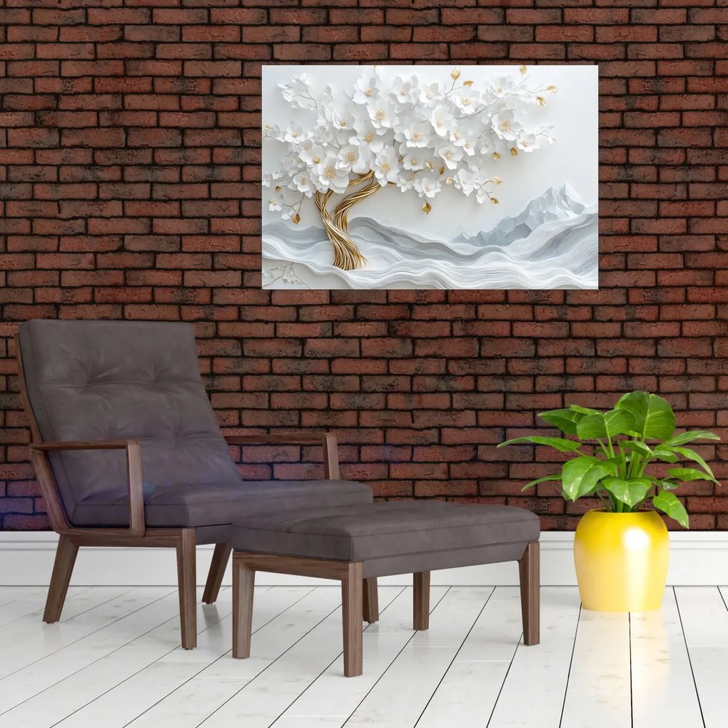 Obraz – 3D elegantný strom života (90x60 cm)
