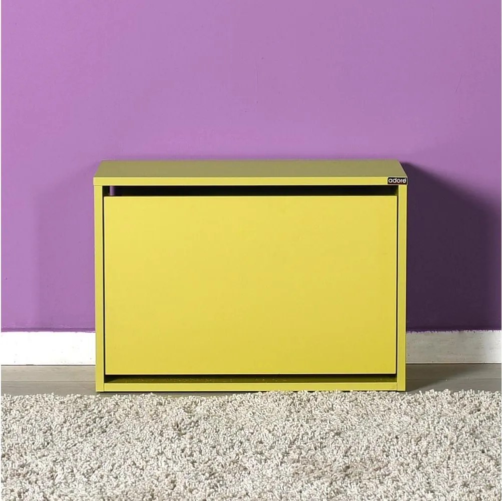 Botník (skrinka na topánky) Tosina 1 (zelená). Akcia -13%. Vlastná spoľahlivá doprava až k Vám domov. 1094534