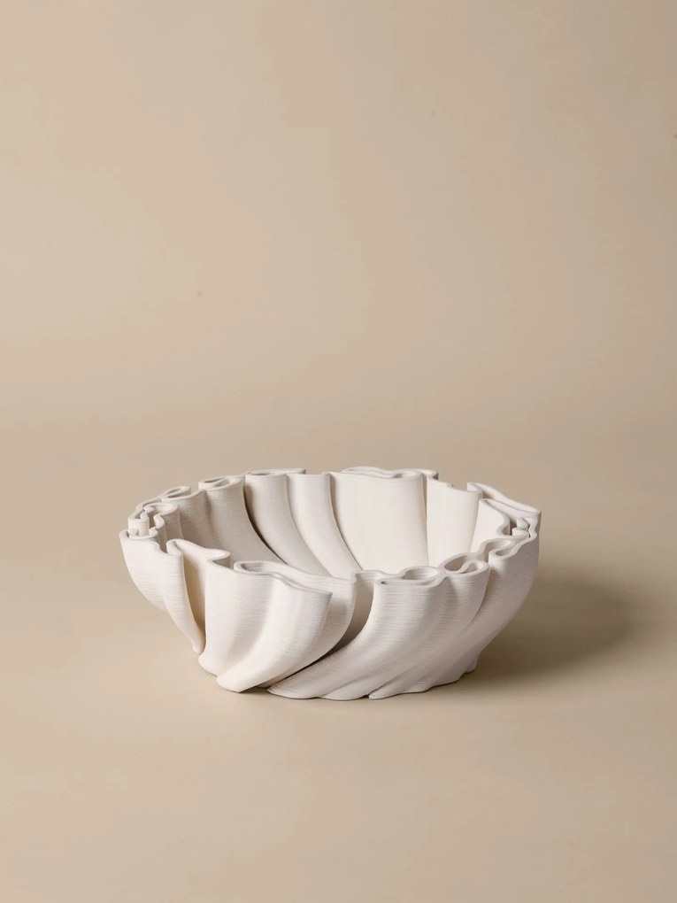 Ferm Living Keramická misa Dedali Off-white