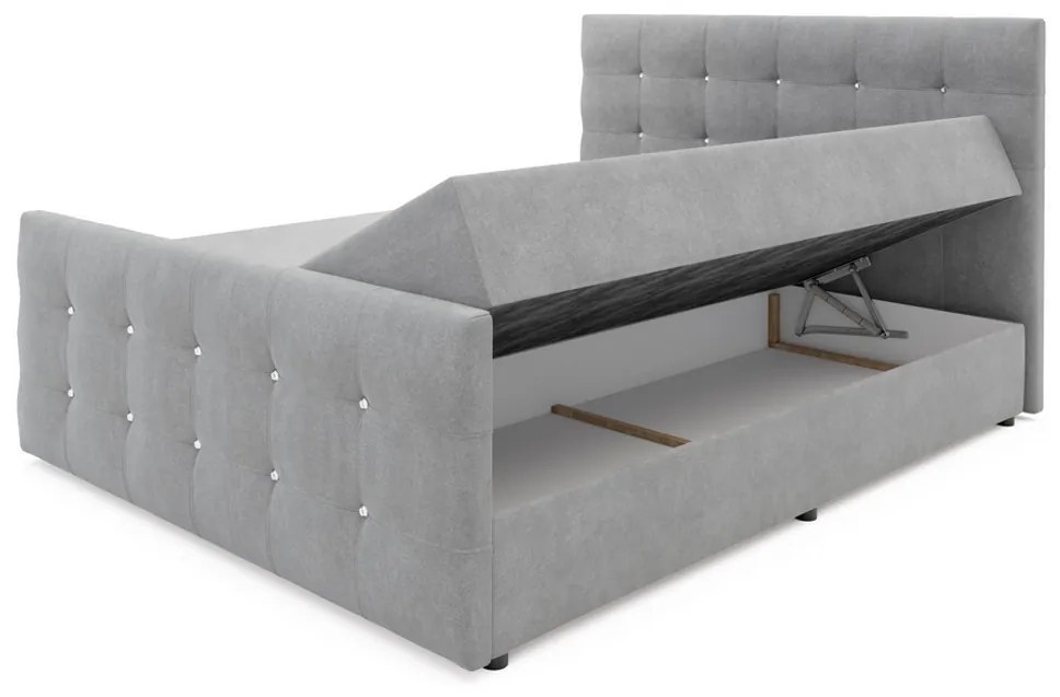Čalúnená posteľ boxspring KLEO, 160x200, cosmic 10
