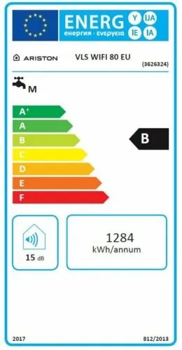 ARISTON VELIS EVO WI-FI 80 Elektrický zásobníkový ohrievač vody, 1,5kW 3626324