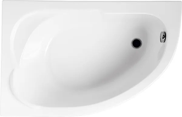Polimat Akrylátová asymetrická vaňa Standard 130x85 L(R) AS POLIMAT-Farba: Biela, POLIMAT-Orientácia: Ľavá