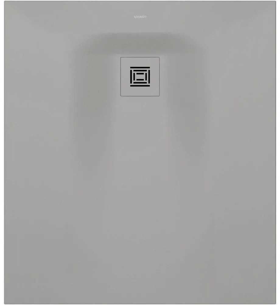 DURAVIT Sustano obdĺžniková sprchová vanička z materiálu DuraSolid, Antislip, 1000 x 900 x 30 mm, svetlo šedá matná, 720274630000000