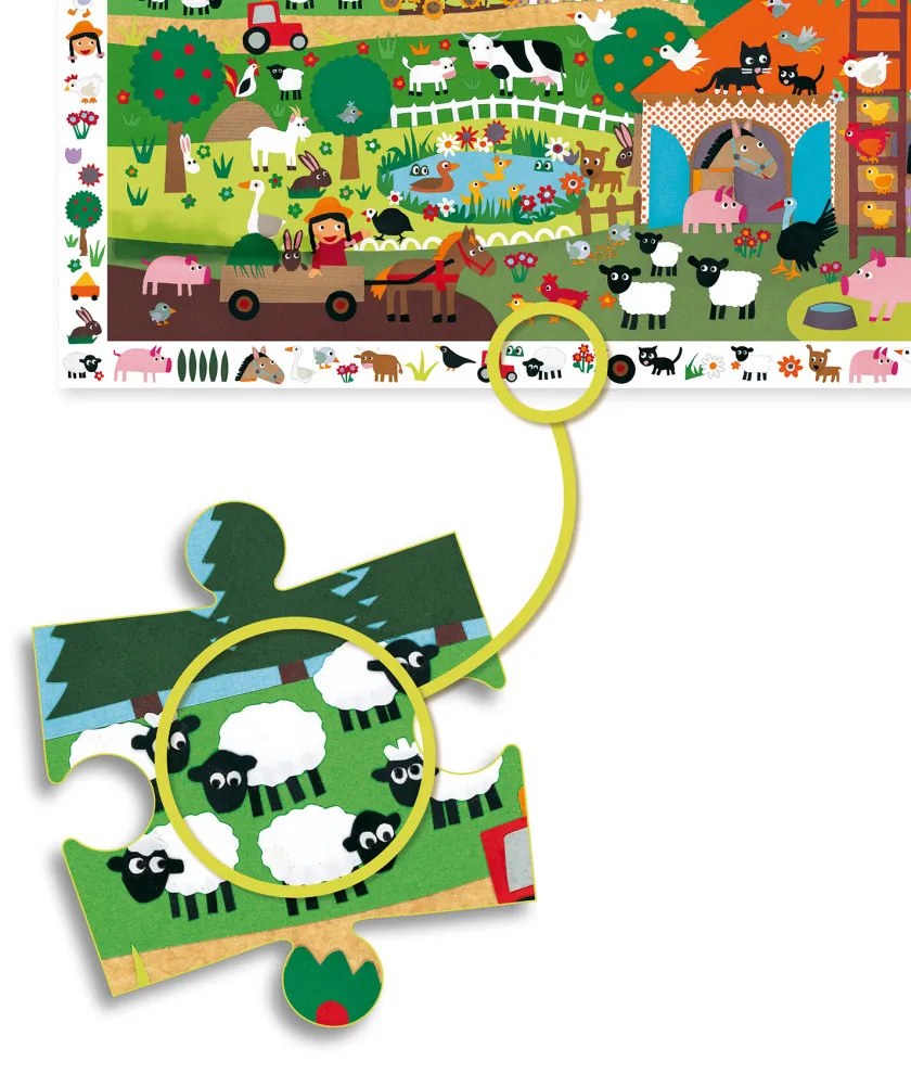 Poznávacie puzzle – Statok 35 dielikov