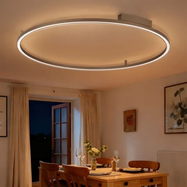Brilagi - LED stmievateľné svietidlo PORTOFINO LED/85W/230V pr. 120 cm béžové + s diaľkovým ovládačom