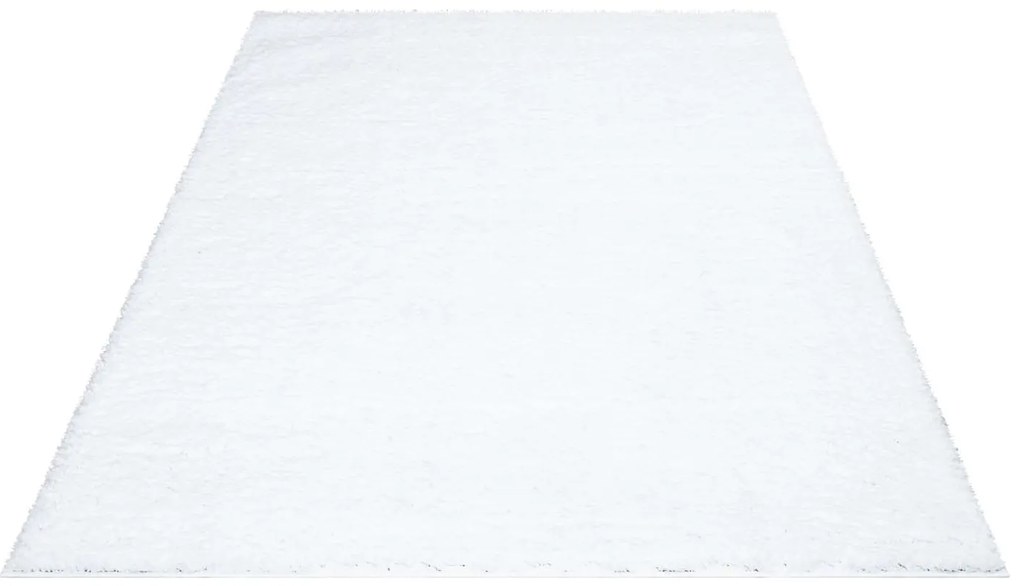 Dekorstudio Shaggy koberec CITY 500 biely Rozmer koberca: 200x290cm