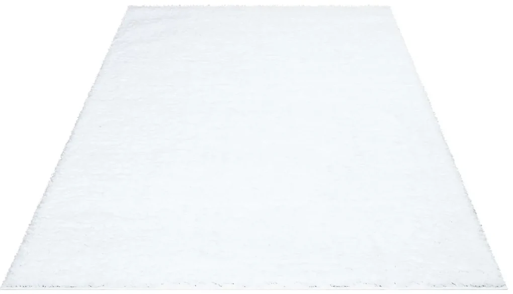 Dekorstudio Shaggy koberec CITY 500 biely Rozmer koberca: 80x150cm
