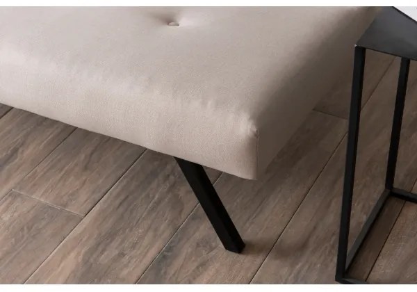 Dvojmiestná pohovka LOKO krémová/béžová