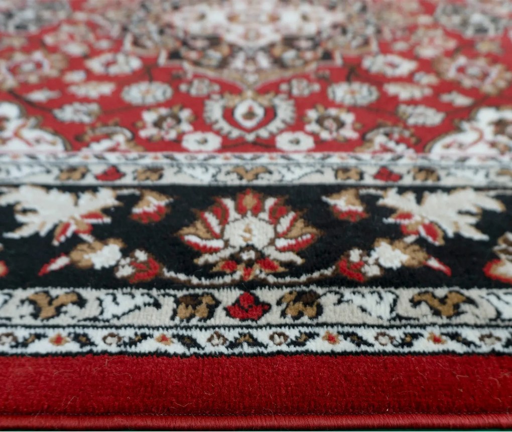 BE Koberec Lotus 9306 RED – červený obdĺžnikový Rozmer: 50x80 cm