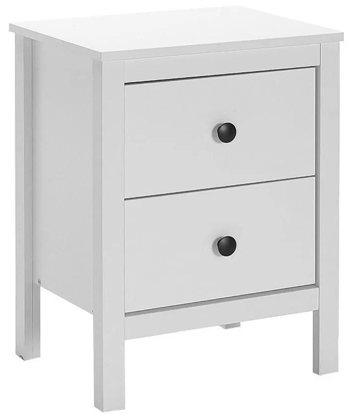 Adore Furniture Nočný stolík 61x46 cm biela 479ADR1743