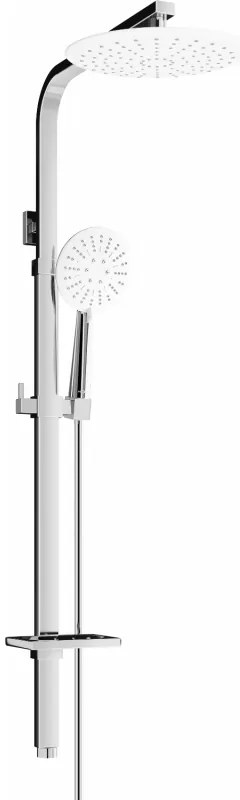 Mexen - Q67 sprchový set s hornou hlavicou štvorcovou, chrómová, 798676795-00