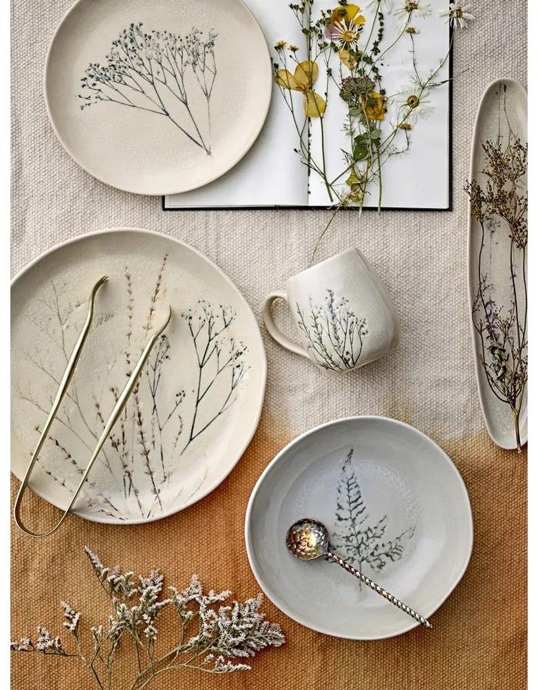 Hnedý dezertný kameninový tanier ø 22 cm Bea – Bloomingville