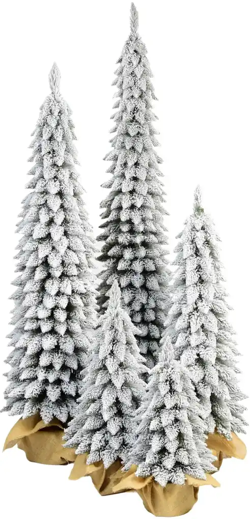 Dekorstudio Umelý Vianočný stromček Smrek štíhly zasnežený 120cm | BIANO