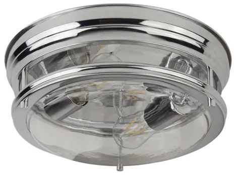 Searchlight 5182CC - Stropné svietidlo EDINBURGH I 2xE27/40W/230V chróm