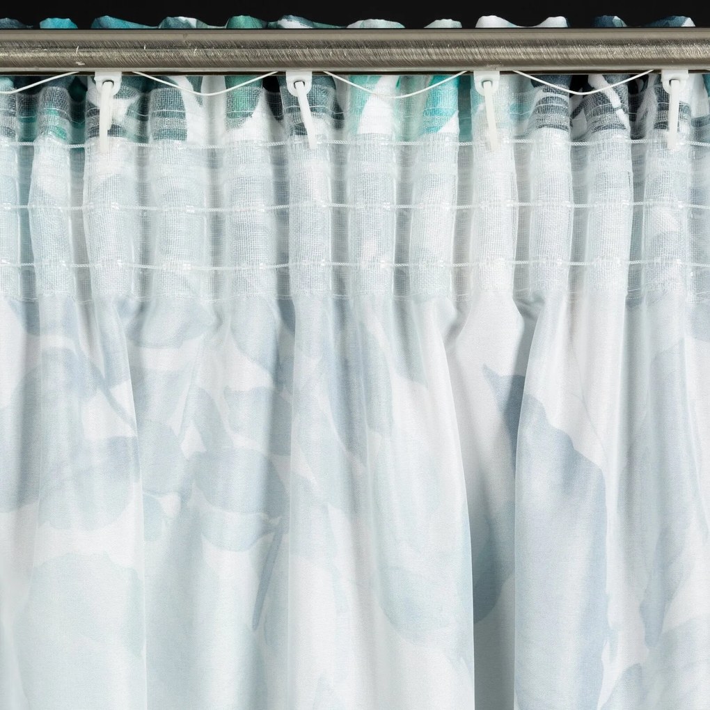 ZÁVES NA PÁSKE ADELINE 140X270 CM LISTY