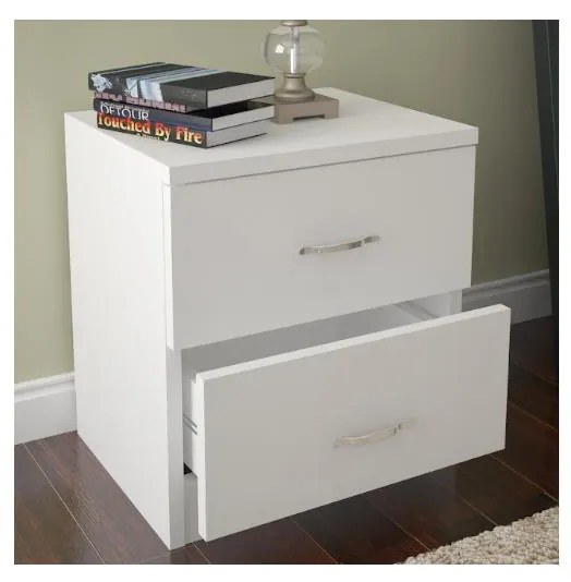 Nočný stolík SINE 42x40 cm biela