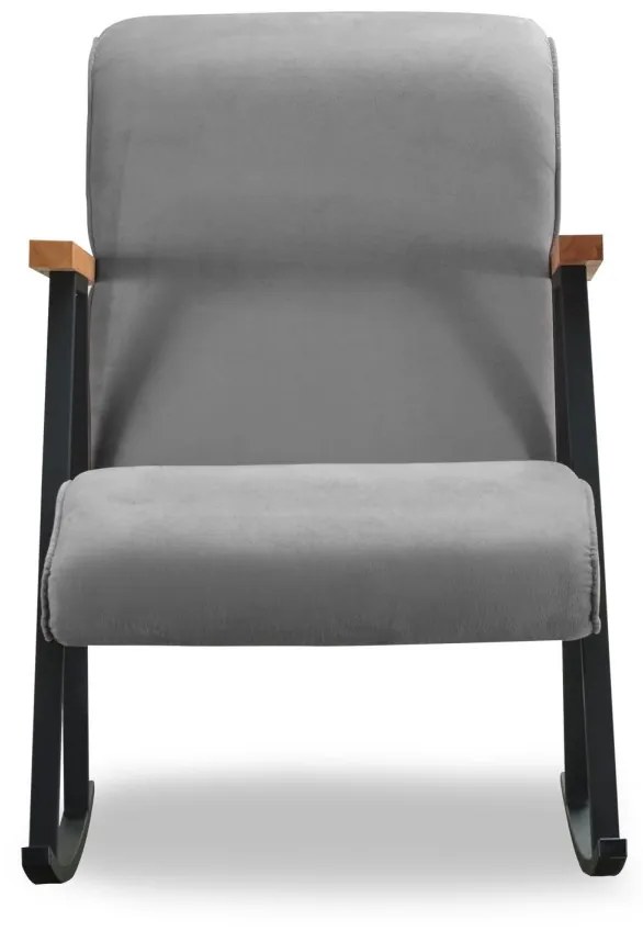 Hojdacie kreslo YOKA 55 cm sivé