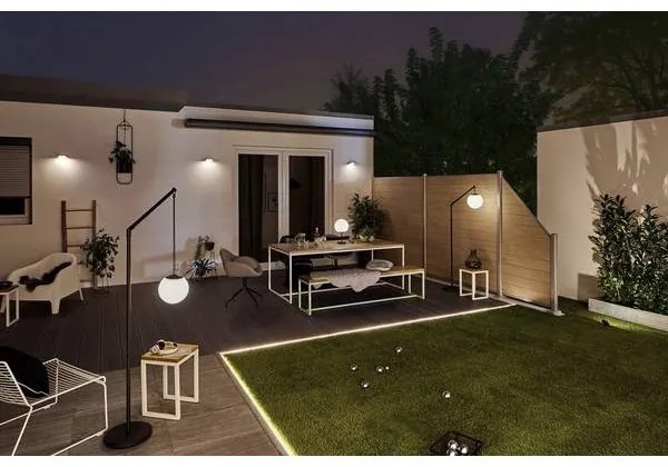 Paulmann 94246 - LED/1,2W IP44 Vonkajšie solárne svietidlo so senzorom RYSE 3,7V