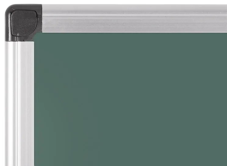 Zelená školská keramická popisovacia tabuľa na stenu, magnetická, 2000 x 1000 mm