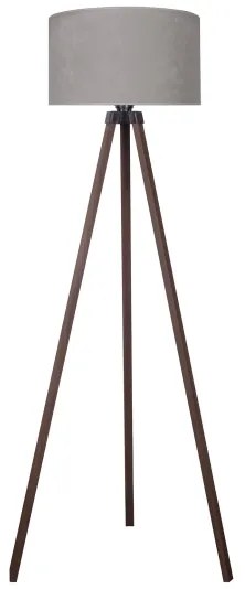 Brilagi - Stojacia lampa VELVET 1xE27/60W/230V hnedá/šedá