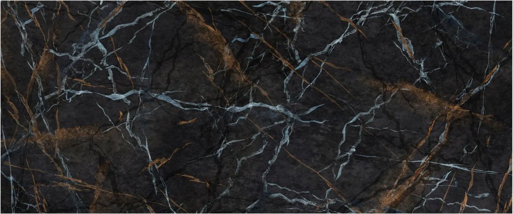Obraz - Čierny mramor (120x50 cm)